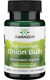 Swanson Full Spectrum Onion Bulb 400mg 60 Capsules