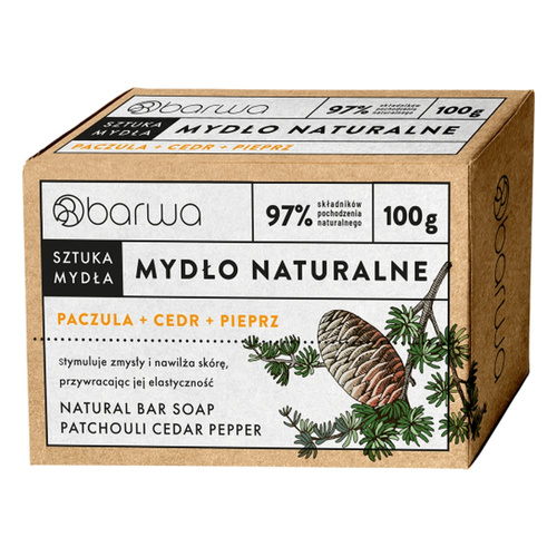 Barwa Naturalne Mydło w Kostce Paczula 100 g