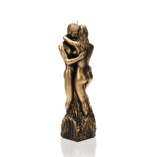 Bartek Candles Świeca - ZAKOCHANA PARA 250mm (25cm) kolor złoty