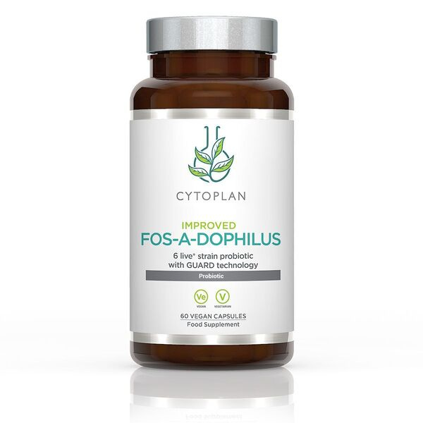 Cytoplan Fos-A-Dophilus Probiotyk Na Zdrowie Jelit dla Osób Powyżej 40 Roku Życia 60 Kapsułek