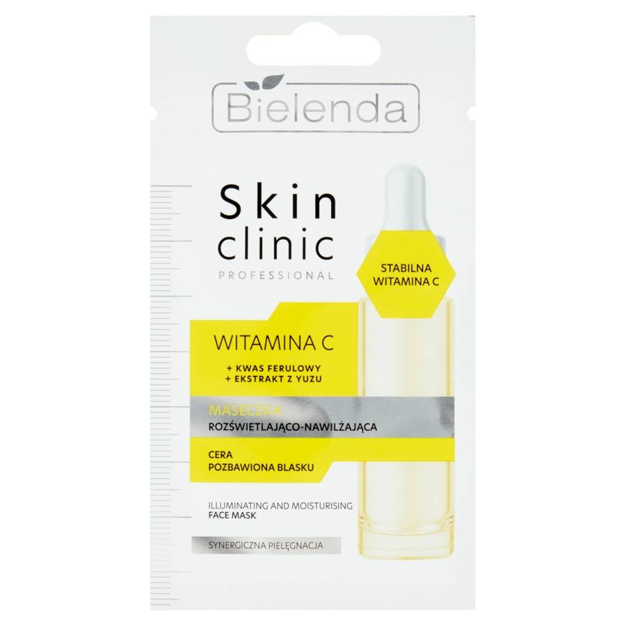 Bielenda Skin Clinic Professional Vitamin C Brightening and Moisturizing Mask for Dull Skin 8g 