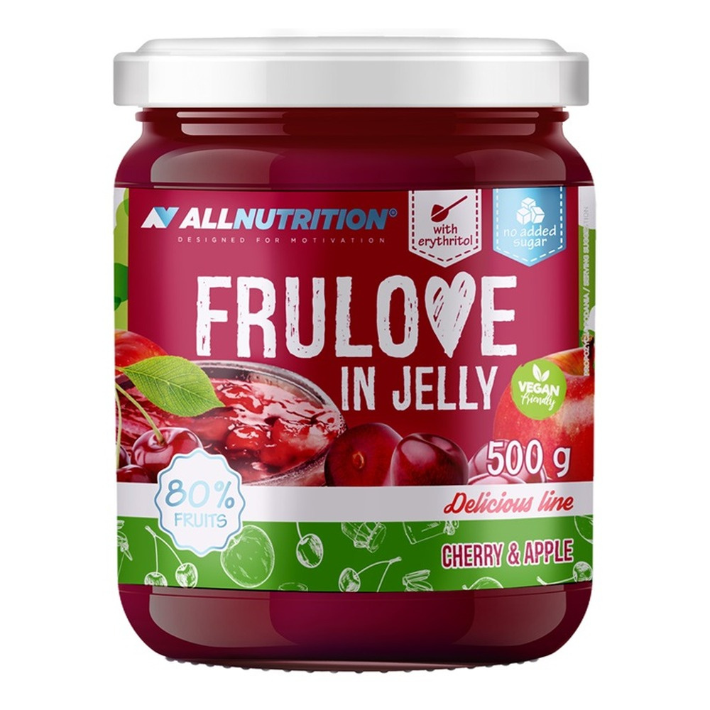 Allnutrition Delicious Line Frulove In Jelly Cherry & Apple Owoce w Żelu 500g