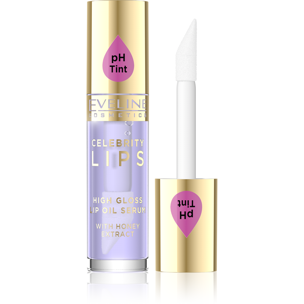 Eveline Celebrity Lips Tinted Oil Therapy Olejek Serum do Ust Nr 03 Violet 5ml