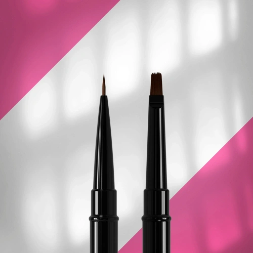 Staleks Pro Expert Double-Ended Liner Brush For Gel 7 mm With Aluminium Handle 1pc