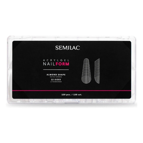 Semilac Acrylgel Nail Forms Almond 120 pcs