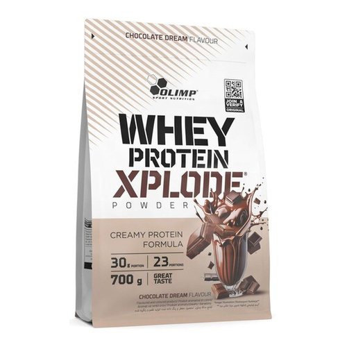 Olimp Nutrition Whey Protein Xplode Odżywka Białkowa o Smaku Czekoladowym na Budowę Masy Mięśniowej 700g