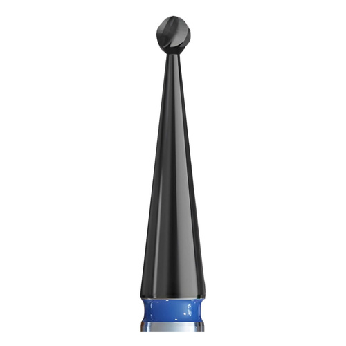 IQ Nails Tungsten Carbide Nail Drill Bit Ball Shaped Standard Plain Cut 1.2mm for Manicure and Pedicure 001.175.012 1 Piece