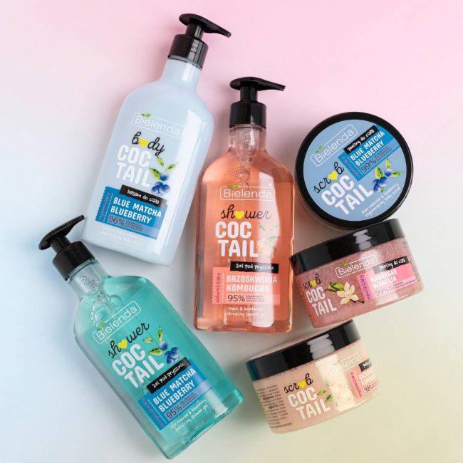 Bielenda Scrub Coctail Wygładzający Peeling do Ciała Brzoskwinia & Kombucha 350g