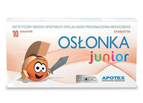 Osłonka Junior, przy i po antybiotykoterapii 10 saszetek Apotex