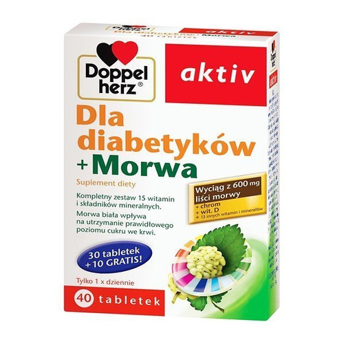 Doppelherz aktiv For diabetics + Mulberry, tablets, 40pcs