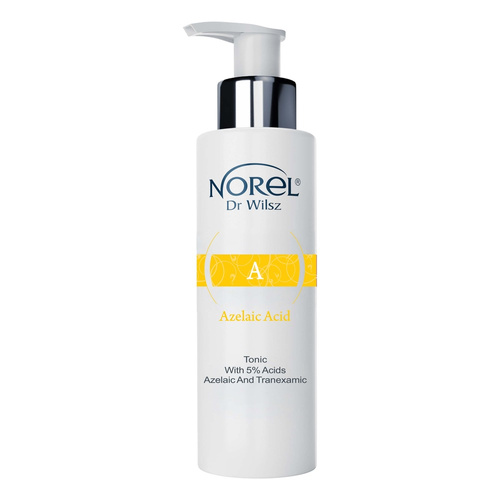 Norel Azelaic Acid Tonic with 5% Azelaic and Tranexamic Acids Bezalkoholowy dla Skóry z Trądzikiem Różowatym i Przebarwieniami 100ml