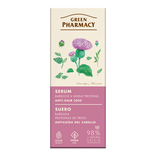 Green Pharmacy Anti-Hair Loss Serum Burdock and Wheat Protein 100ml
