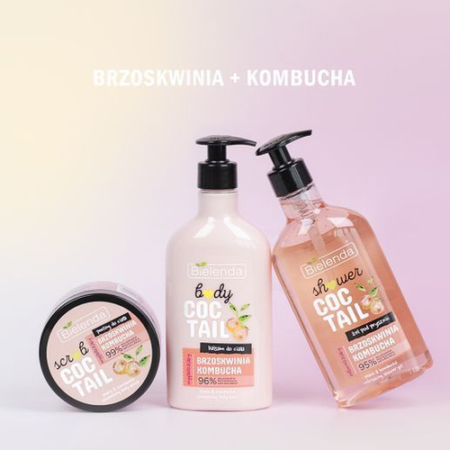 Bielenda Body Coctail Rabarbar & Wanilia Balsam do Ciała Nawilżający 400ml