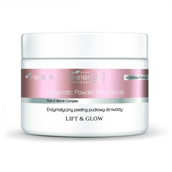 Bielenda Professional Lift & Glow Peeling Enzymatyczny Pudrowy dla Skóry Dojrzałej 150g