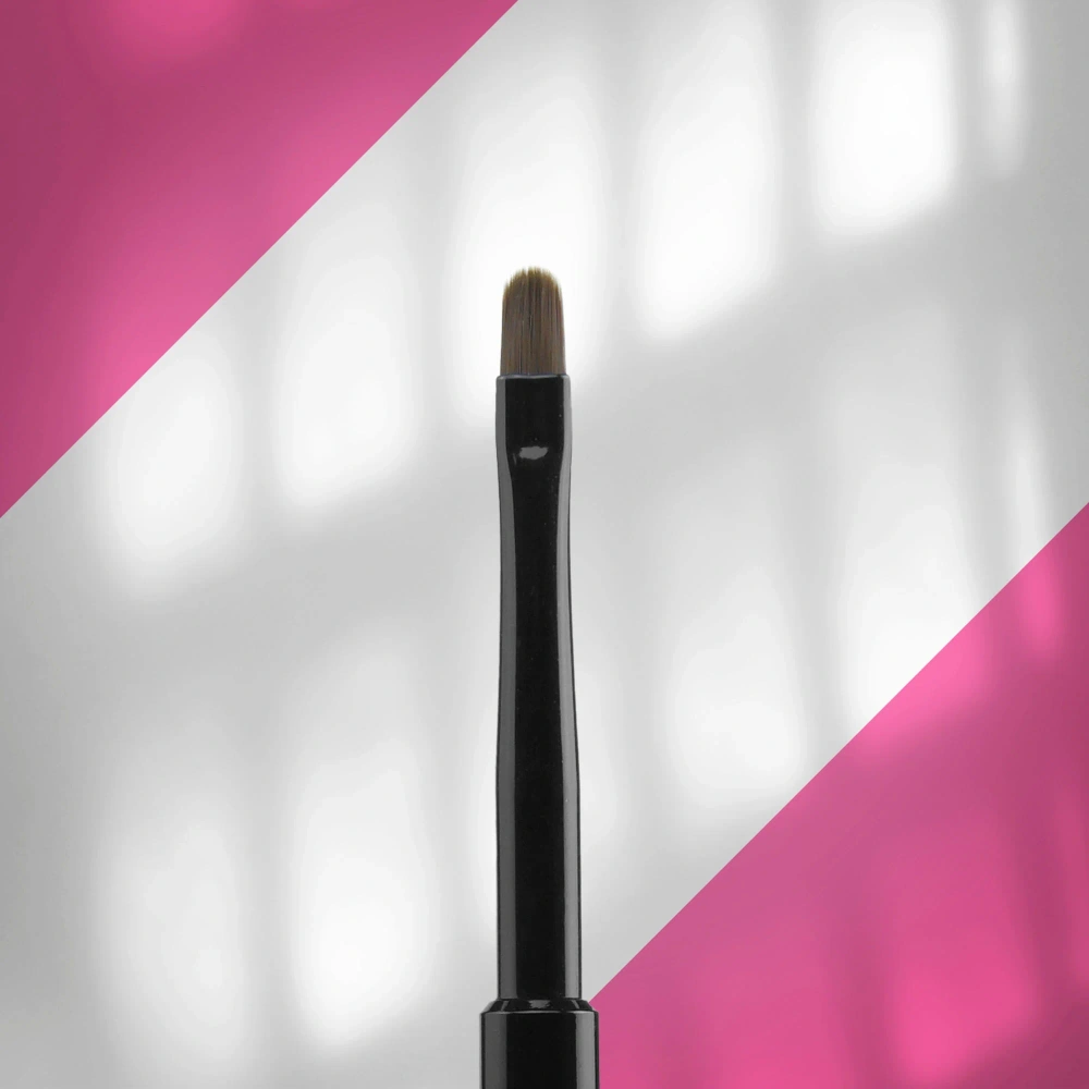 Staleks Pro Expert Oval Gel Brush Synthetic Bristles Aluminium Handle 4 mm x 7 mm 18 cm