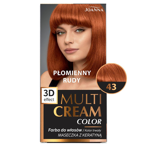 Joanna Multi Cream Color 3D Effect Paint No. 43 Flaming Red 1 Piece