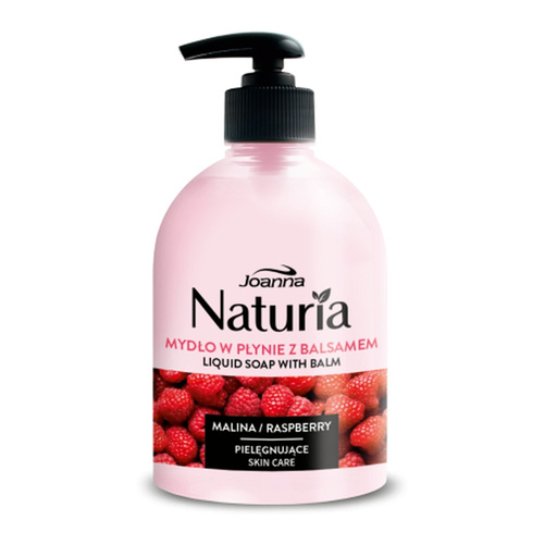 Joanna Naturia Pielęgnacyjne Mydło w Płynie z Balsamem Malina 500ml