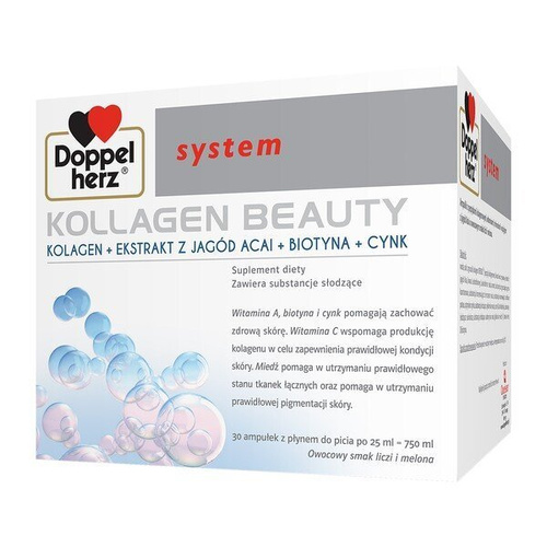 Doppelherz system Kollagen Beauty, liquid, 25ml, ampoules, 30pcs