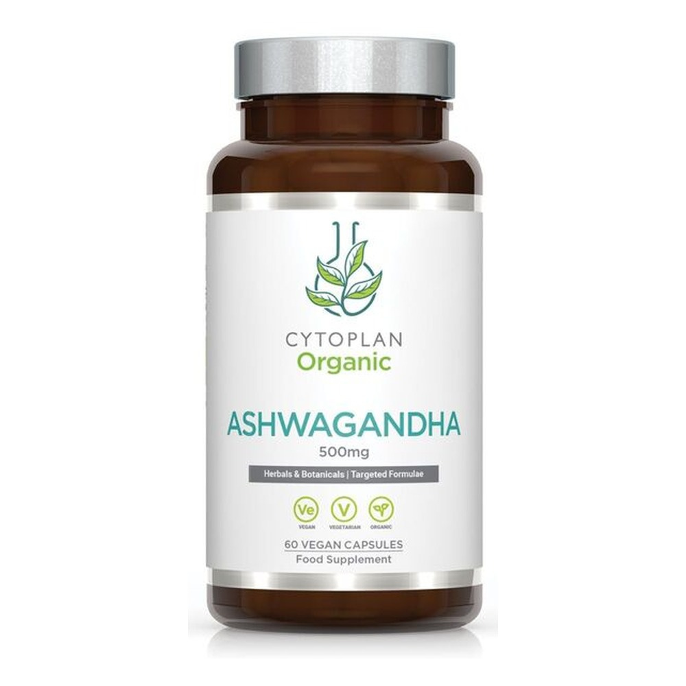 Cytoplan Organic Ashwagandha For Stress Relief and Relaxation 60 Vcaps