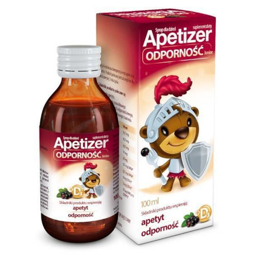 Apetizer Odporność Junior Wspiera Apetyt i Odporność Syrop 100ml
