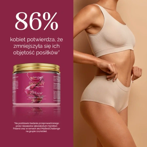 MyBestSkinny Dietary Supplement for Satiety 23.6 Kcal Cherry 222g Best Before 31.10.26