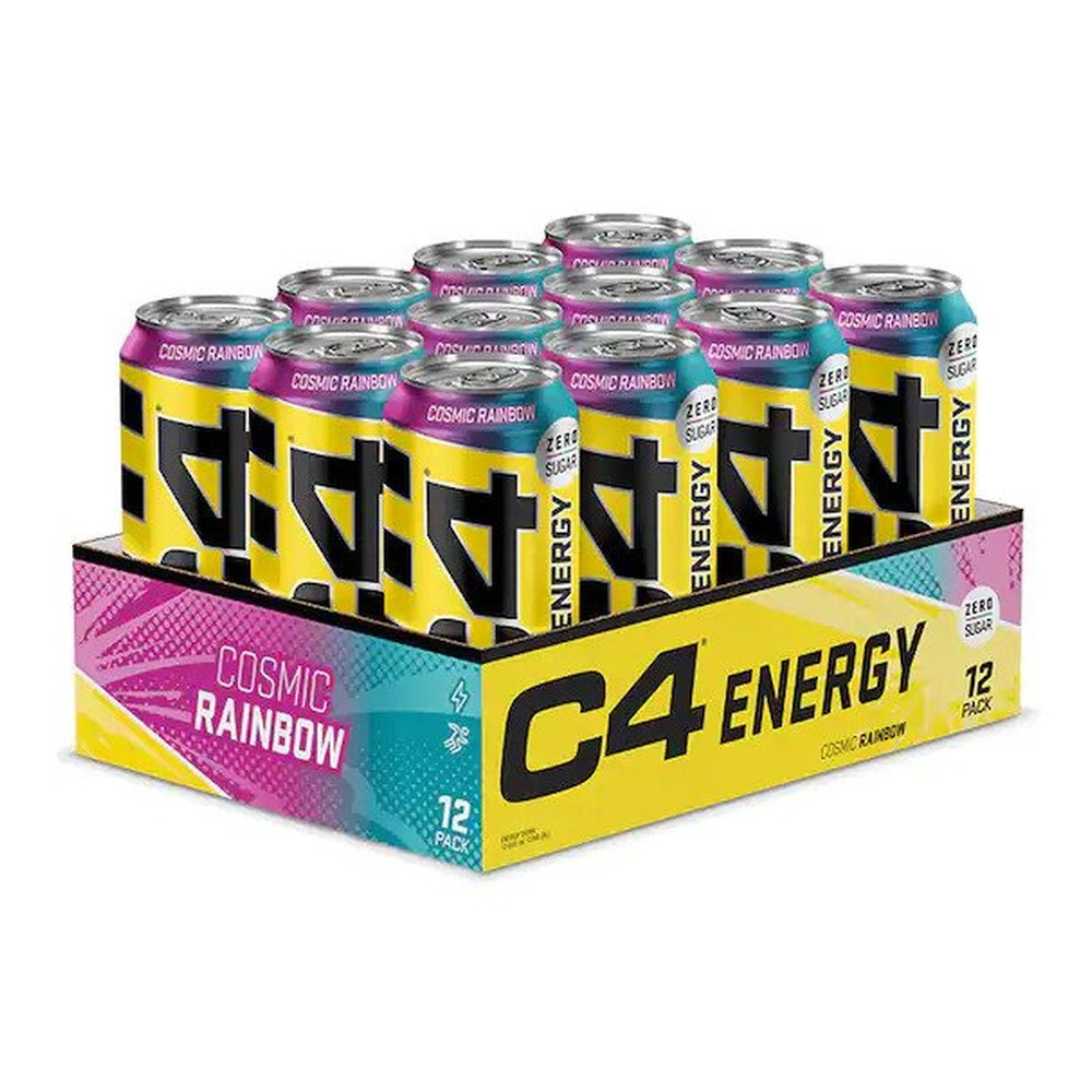 Cellucor C4 Explosive Energy Drink, Cosmic Rainbow 12 x 500ml