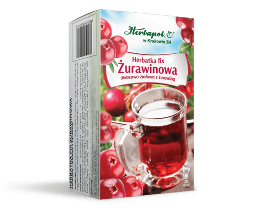 Herbapol Fruit and Herbal Tea FIx with Cranberry 20x3g Best Before 30.11.26