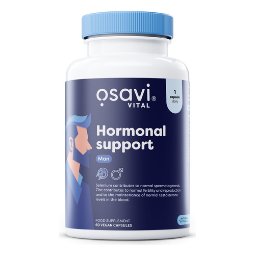 Osavi Hormonal Support Man Supplement 60 Vegan Caps