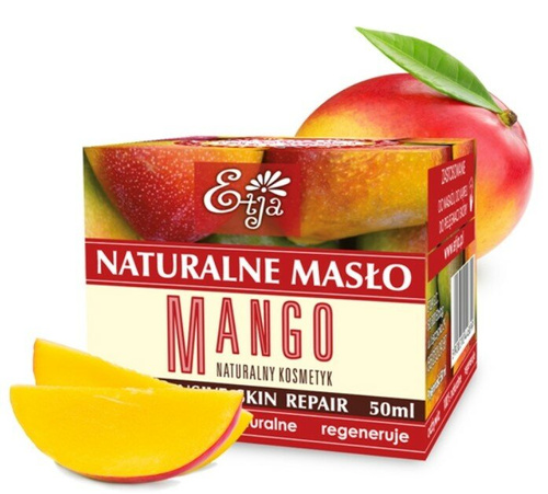 Etja Naturalne Masło Mango dla Skóry Suchej Dojrzałej 50ml