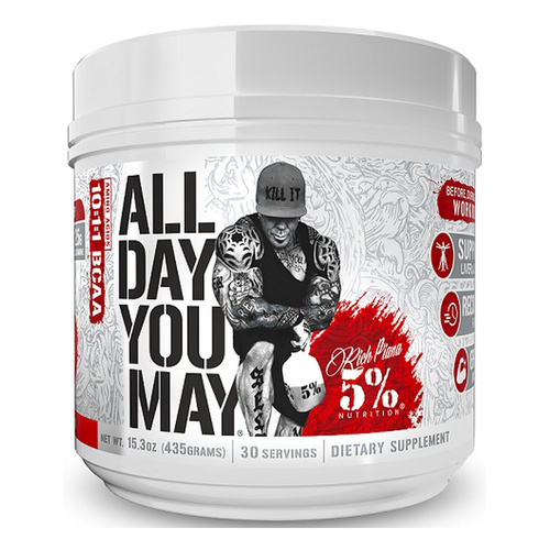 5% Nutrition AllDayYouMay Legendary Series, Owocowy poncz 435g