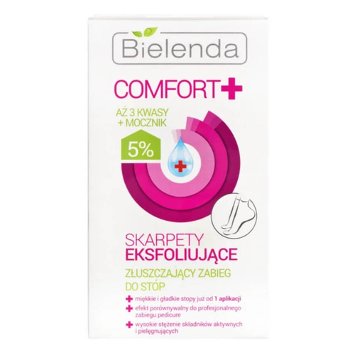 BIELENDA COMFORT skarpety EKSFOLIUJĄCE Złuszczający zestaw 2 skarpet