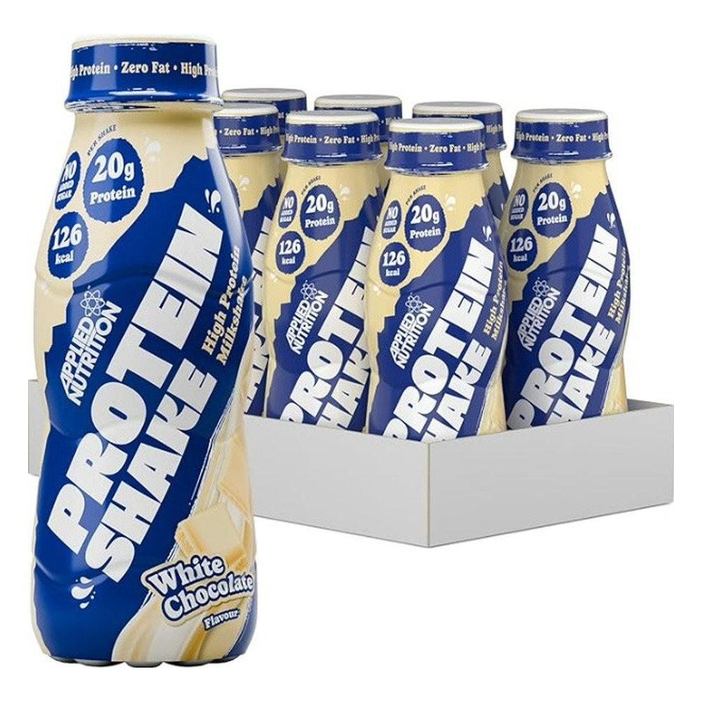 High Protein Shake, White Chocolate (EAN 05056555202104) - 8 x 330 ml.