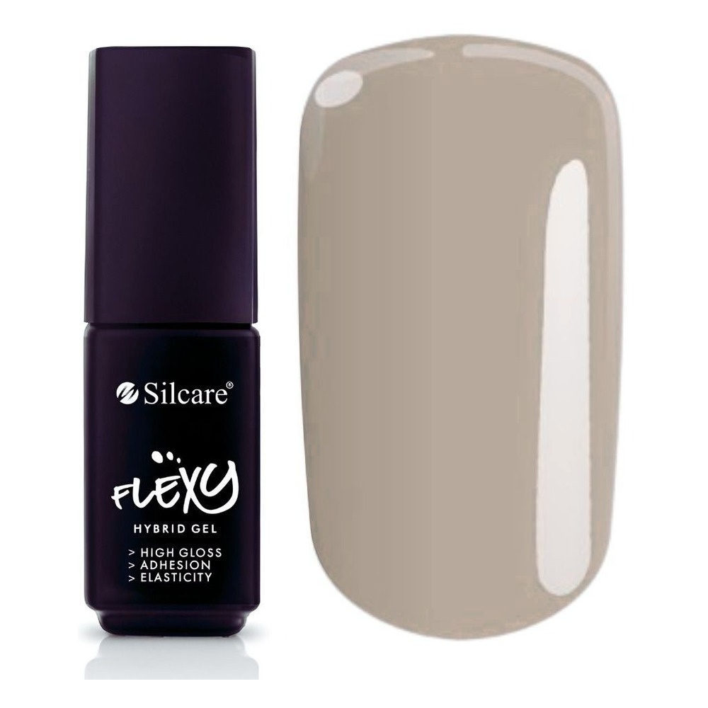 Silcare Flexy UV/LED Hybrid Nail Polish 73 Marzipan in Chocolate 4.5g