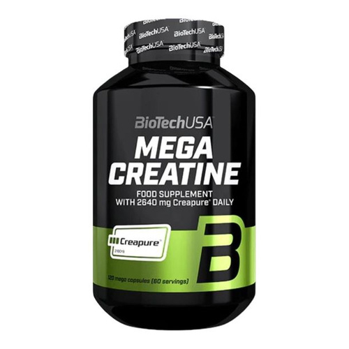 BioTechUSA Mega Creatine Kreatyna w Kapsułkach dla Sportowców 120 Kapsułek