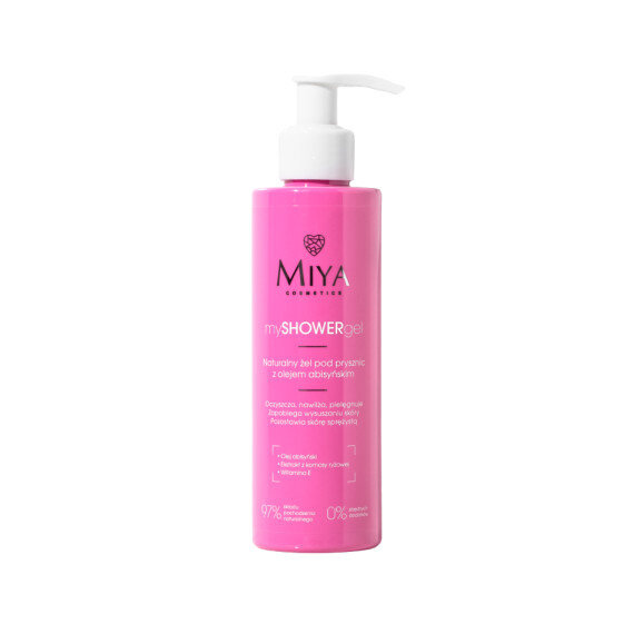 Miya mySHOWERgel Naturalny Żel pod Prysznic z Olejem Abisyńskim 190ml