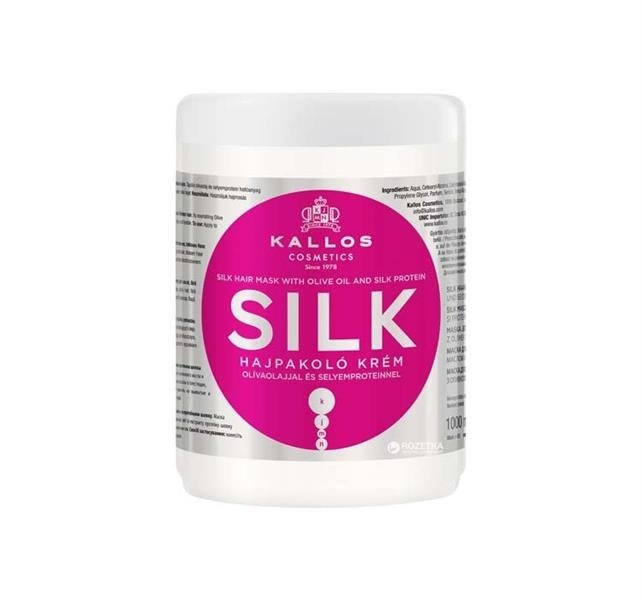 KALLOS silk hair mask with silk dry hair and matte 1000ml