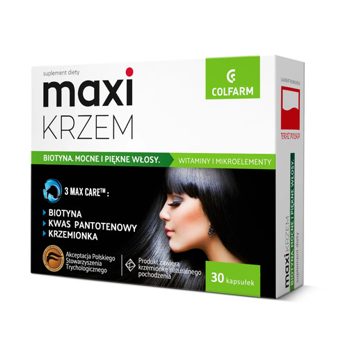 Colfarm Maxi Krzem Mocne i Piękne Włosy 30 Kapsułek