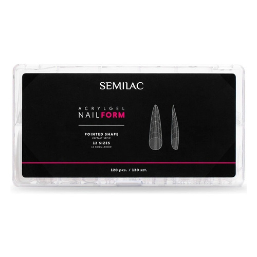 Semilac Acrylgel Forma do Paznokci Pointed Shape 120 szt