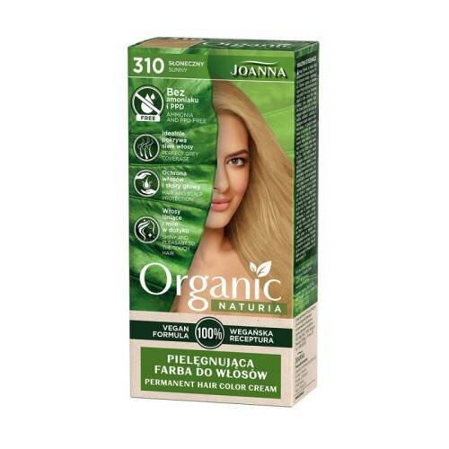 Joanna Organic Vegan Farba Nr 310 Słoneczny 1 Sztuka