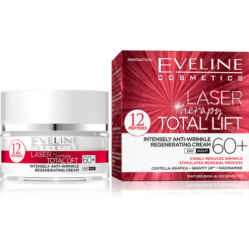 Eveline Laser Therapy Total Lift 60+ Lifting Anti-Wrinkle Day and Night Cream 50ml