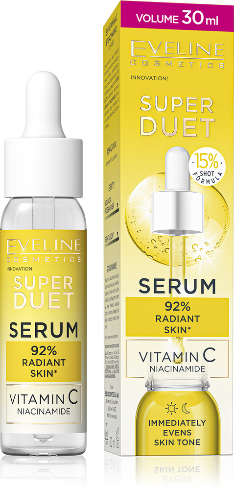 Eveline Super Duet Concentrated Vitamin C Serum for Dull and Tired Skin 30ml