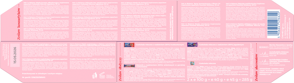 OnlyBio Hair in Balance Berry XMAS Advent Calendar 24 Items