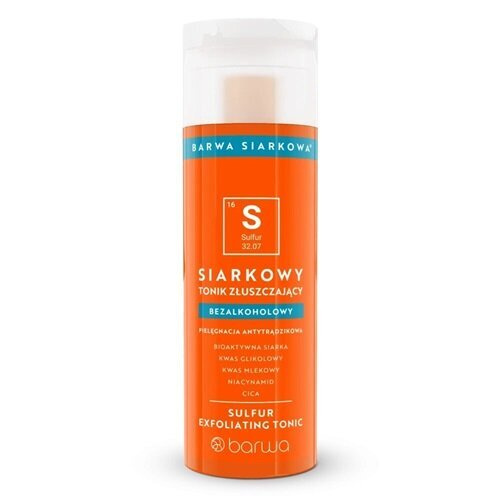 Barwa Sulfur Mattifying Tonic for Skin with Imperfections 200ml