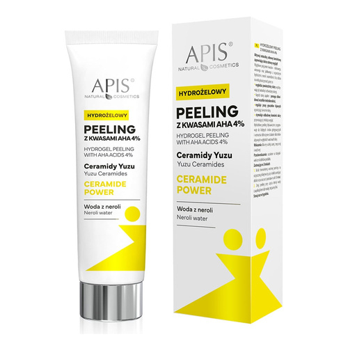 Apis Ceramide Power Hydrogel Peeling with AHA Acid 4% for Dry Gray Sensitive Skin 100ml