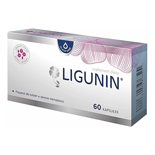 Oleofarm Ligunin Lignany Lnu dla Kobiet w Menopauzie 60 Kapsułek
