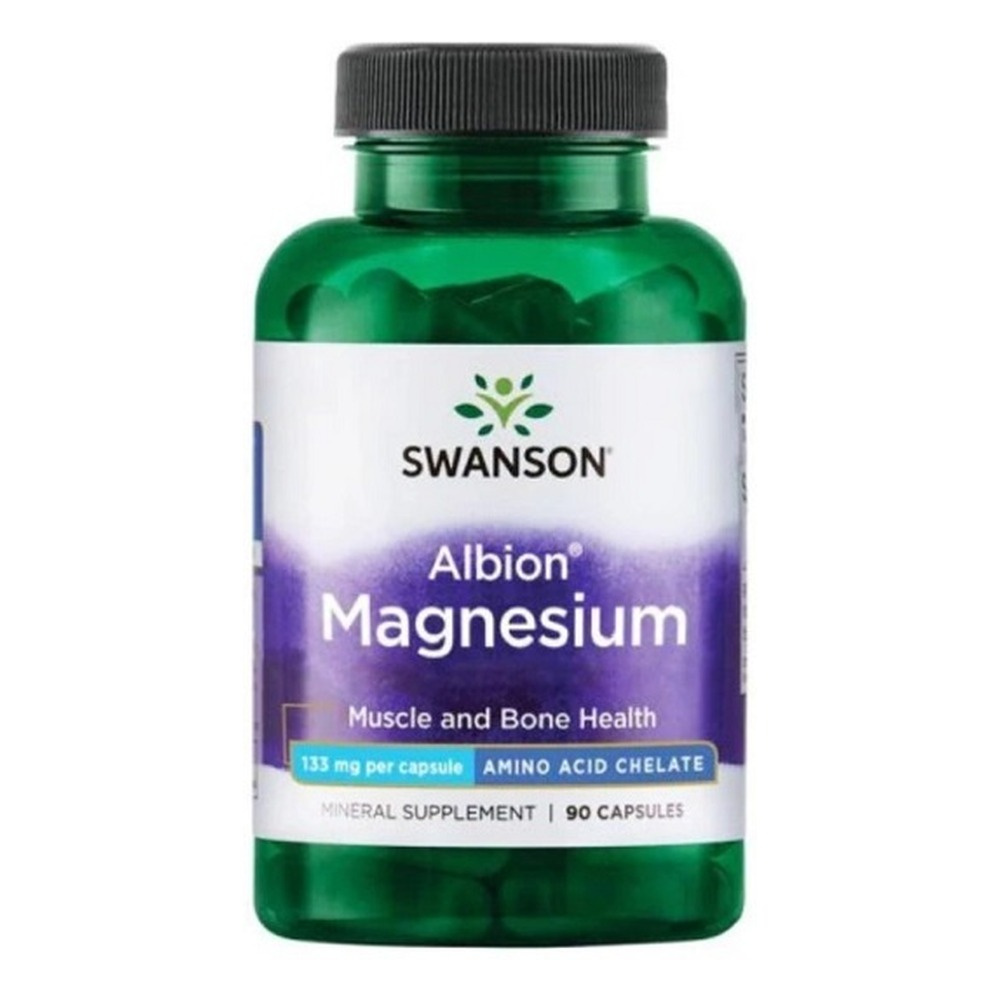 Swanson Albion Magnesium 133mg 90 Kapsułek