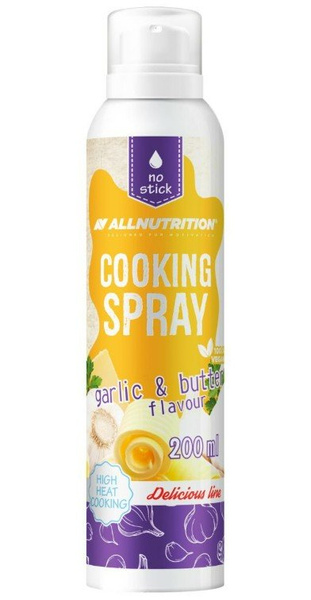AllNutrition Cooking Spray Modern Rapeseed Oil Spray Garlic Butter 200ml