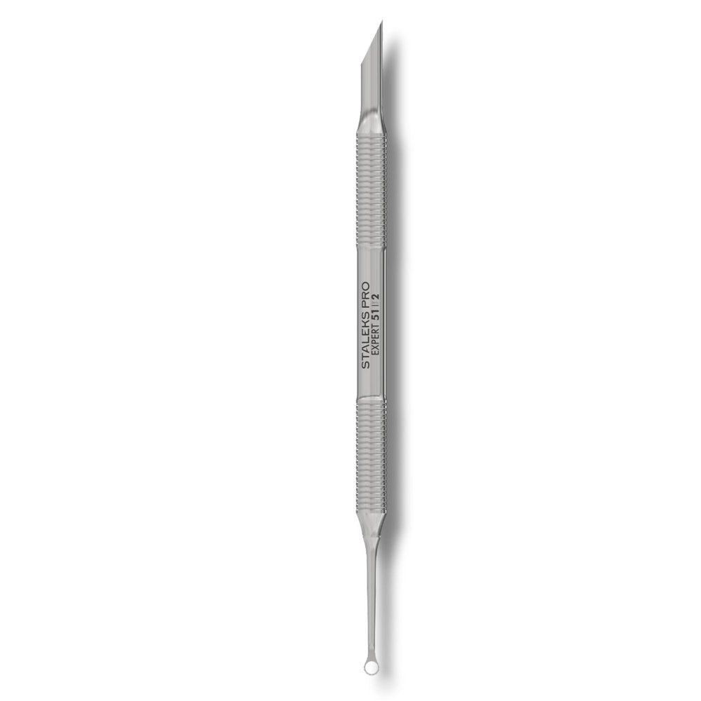 Staleks Pro Expert 51 Type 2 Manicure Pusher Beveled Pusher And Ring Scraper 145mm