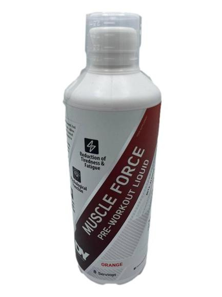 Dorian Yates Muscle Force Przedtreningówka w Płynie Pomarańczowa 500ml