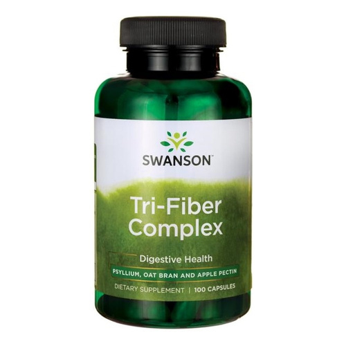 Swanson Tri-Fiber Complex Source of Dietary Fiber 100 Capsules